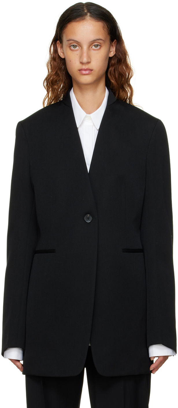 Takki Jil Sander Single-Breasted Blazer Musta | J04BN0001_J40021