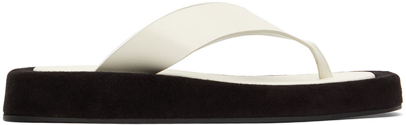 Mekko The Row The Row Ginza Platform Thong Sandals Valkoinen | F1138-L6525