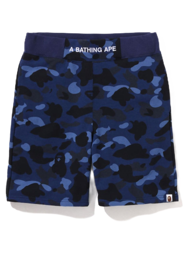 Shortsit BAPE Color Camo Sweat Shorts Tummansininen | 1I80-153-001