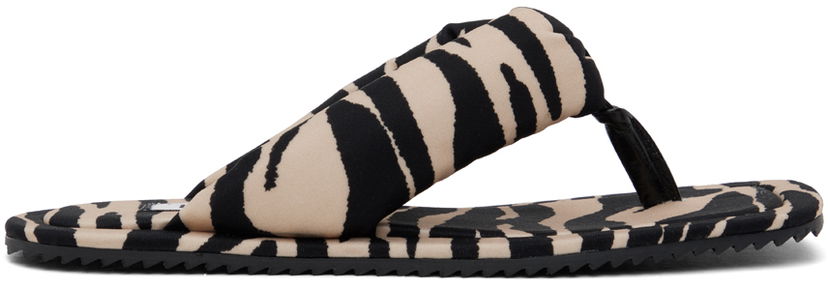 Vaatteet The Attico Attico Indie Flip Flops Beige | 243WS797 PA14