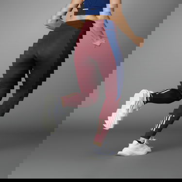 Leggingsit adidas Originals Own the Run Burgundia | is9916, 4