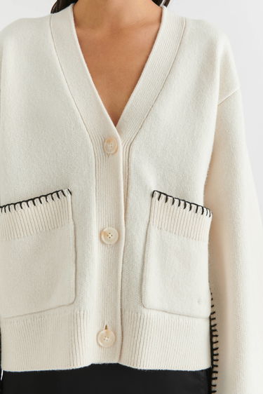 Villapaita AXEL ARIGATO Glaze Relaxed Cardigan Beige | A2134002, 5