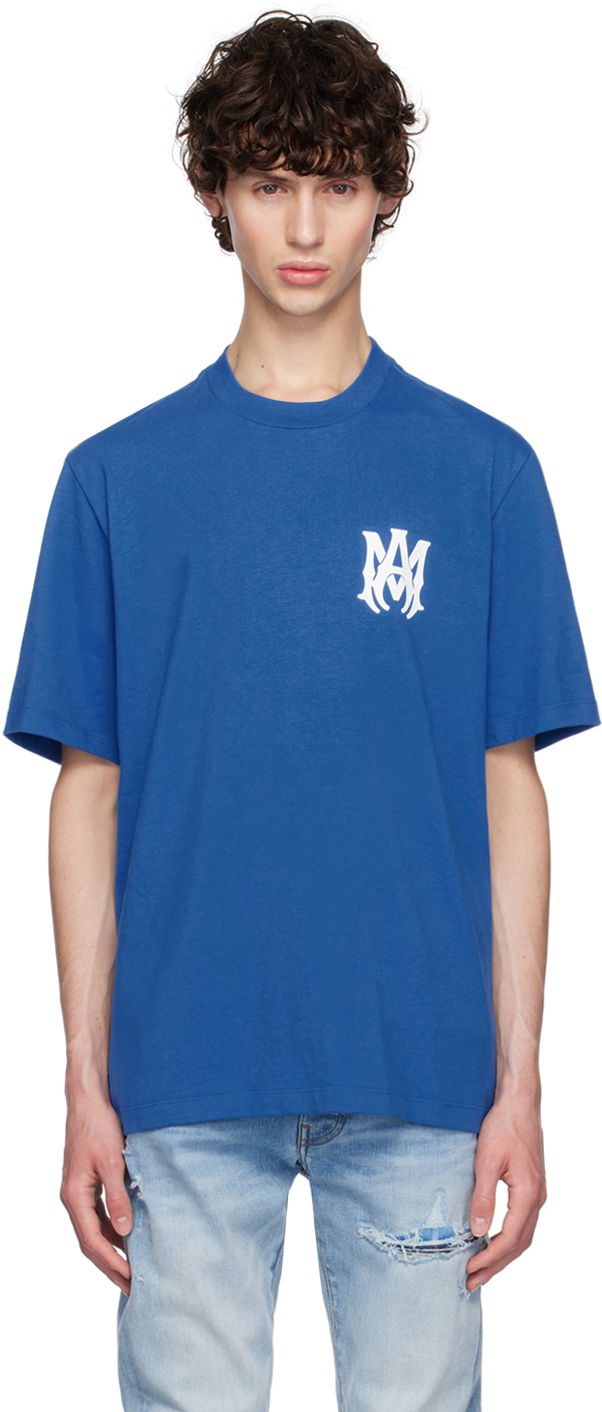 T-paita AMIRI Blue MA Core Logo T-Shirt Sininen | AMJYTE1074