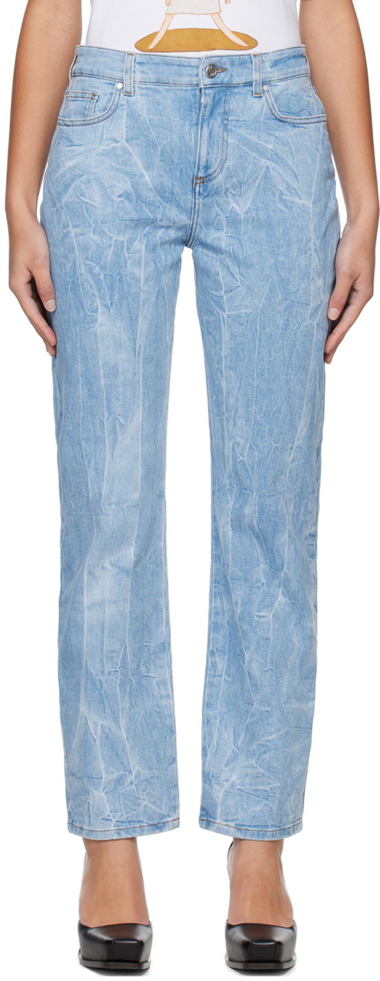 Jeans Stella McCartney Stella McCartney Crinkle Wash Jeans Sininen | 6D00293SPH08
