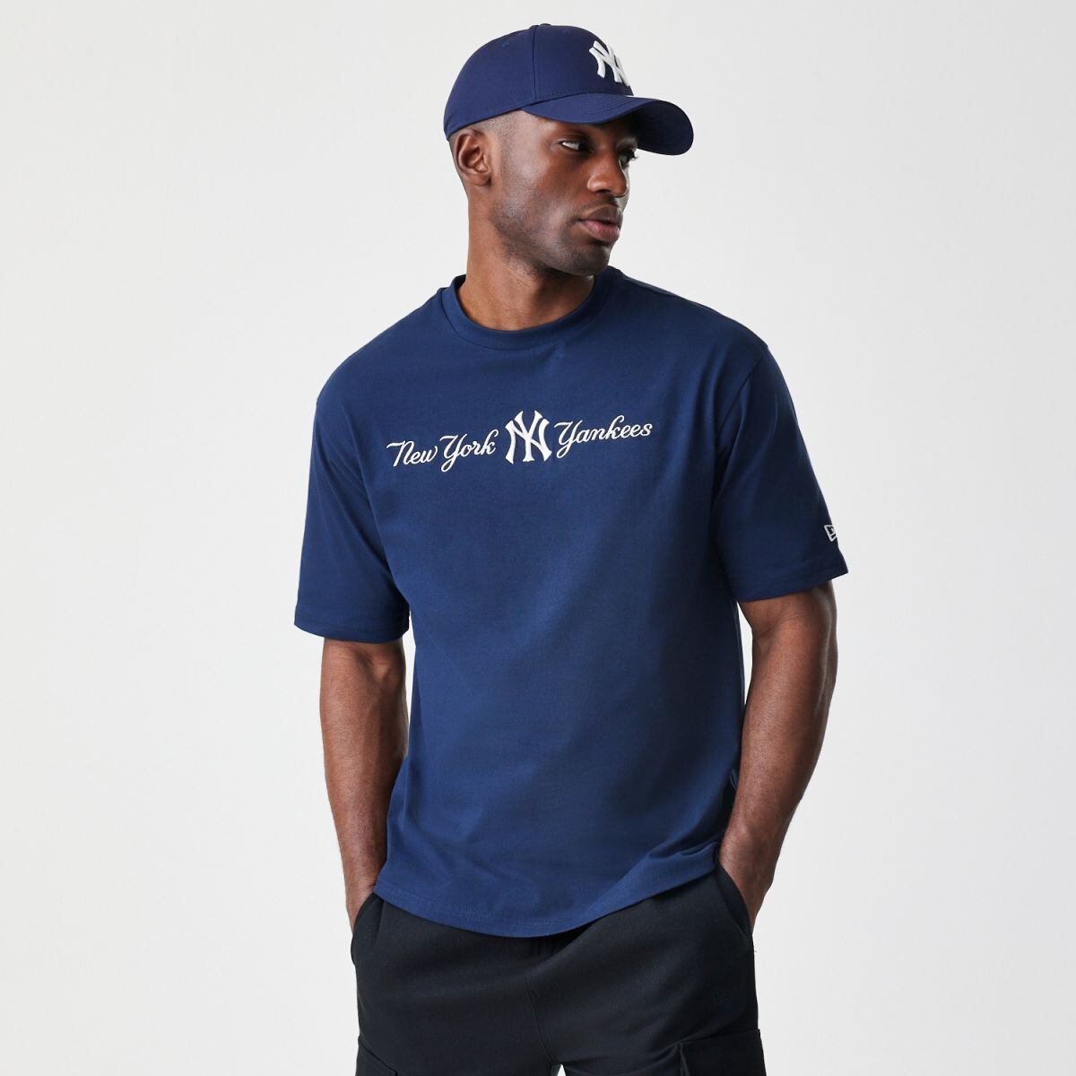 T-paita New Era MLB NY Yankees Graphic Oversized Tee Tummansininen | 60758730, 0