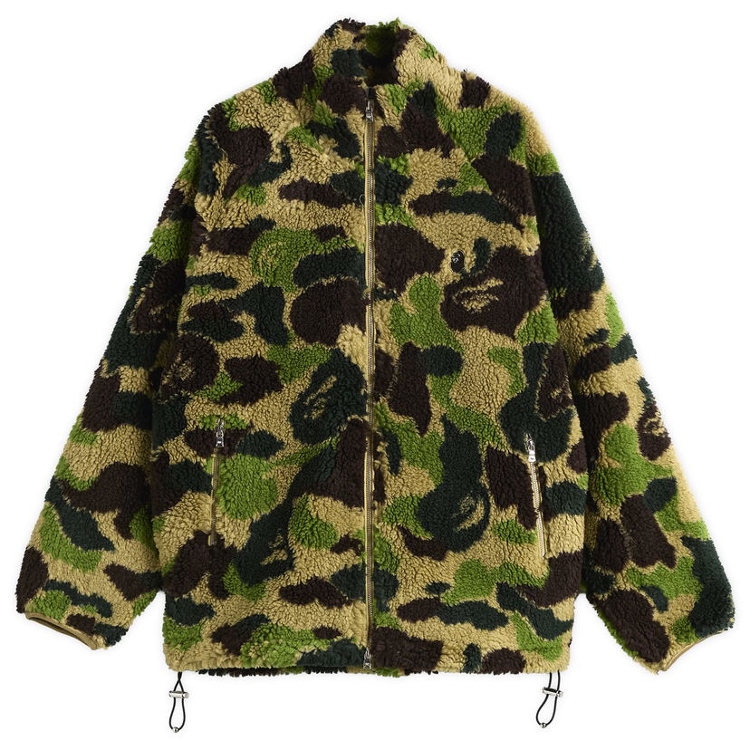 Takki BAPE ABC Camo One Point Boa Fleece Jacket Monivärinen | 001LJL801320M-GRN