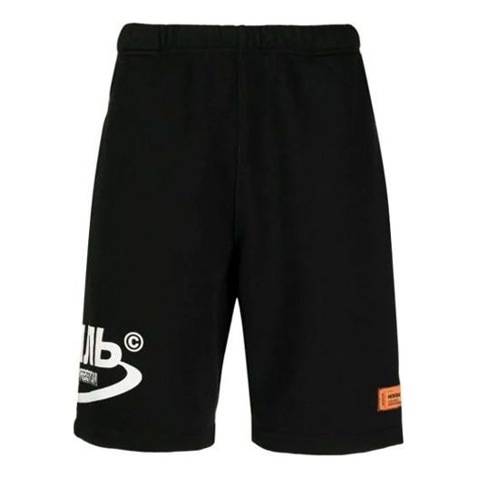 Shortsit HERON PRESTON Heron Preston SS21 Logo Shorts Musta | HMCI007R21JER0011001
