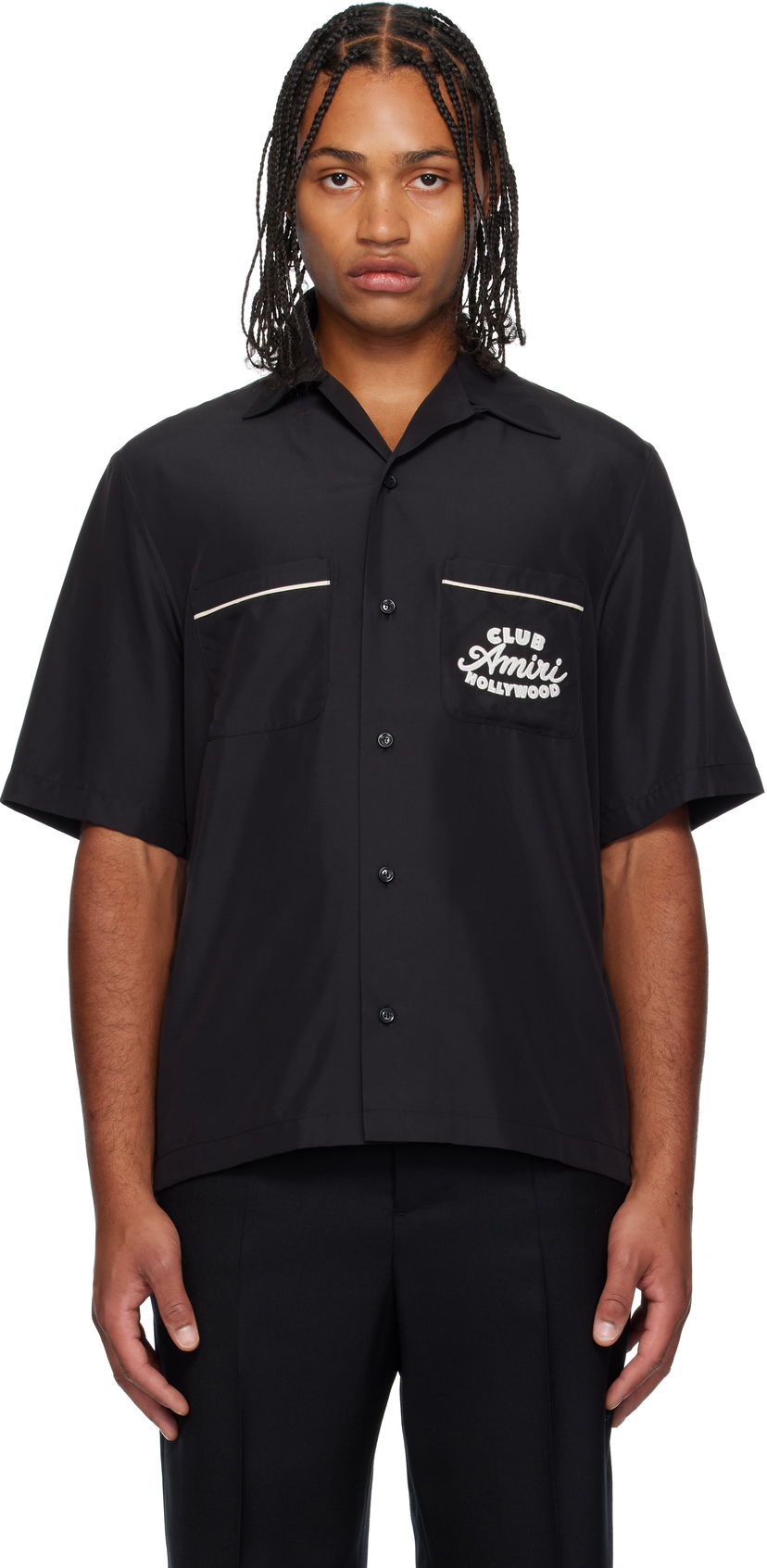 Paita AMIRI Amiri 'Club Amiri' Camp Shirt Musta | AMSTCA1194