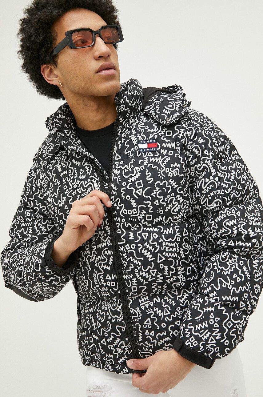 Puffer takki Tommy Hilfiger Alaska Doodle Print Oversized Puffer Jacket Monivärinen | DM0DM15389.PPYX, 0
