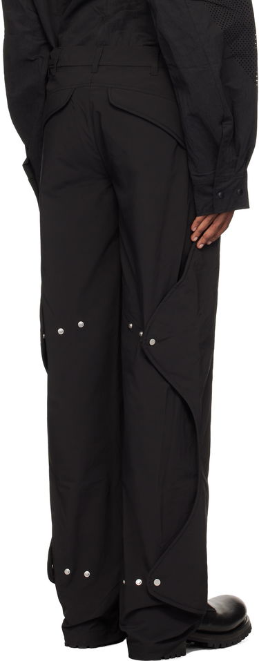 Cargo housut HELIOT EMIL Concordance Puffed Cargo Pants Musta | HE_M_10_108_BLK01, 2