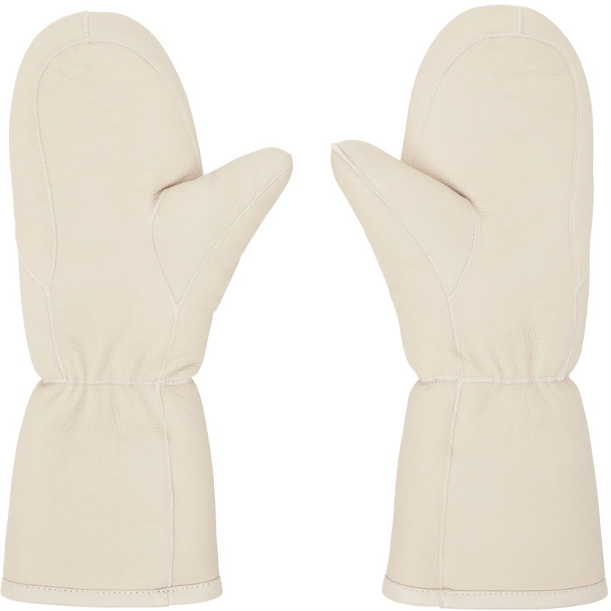 Käsineet Yves Salomon Merinillo Mittens Beige | 25W25WAA601XXMLCI, 1