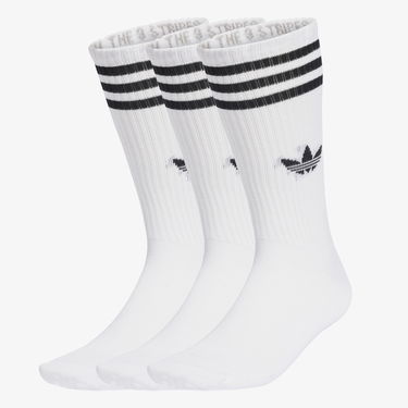 Sukat adidas Performance 3-Stripes High Crew Socks - 3 Pairs Valkoinen | JV7416, 1