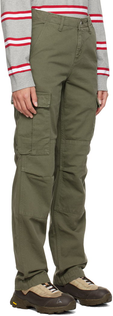Cargo housut Carhartt WIP Regular Fit Cargo Pants Vihreä | I030475, 1