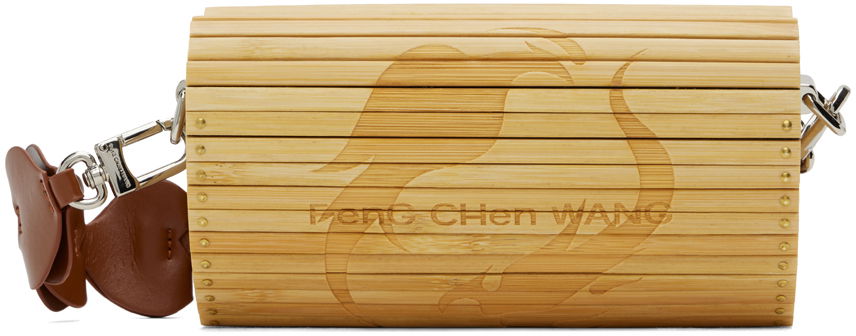 Käsilaukku Feng Chen Wang Feng Chen Wang Heart Shaped Bamboo Bag Beige | FUS17AC05, 0