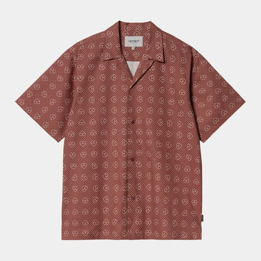 Paita Carhartt WIP Carhartt WIP Furoshiki Print Short Sleeve Shirt Ruskea | I034549_15, 3