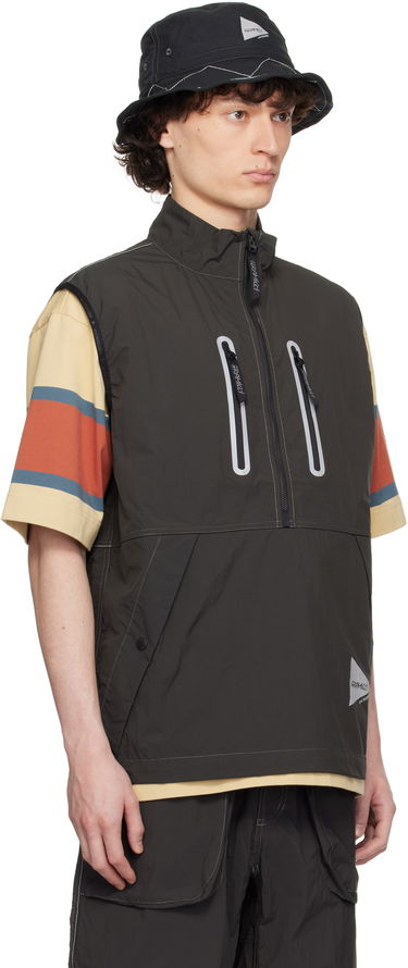 Liivi and wander Gramicci Edition Brushed Nylon Vest Vihreä | GUJ5-S3001, 1