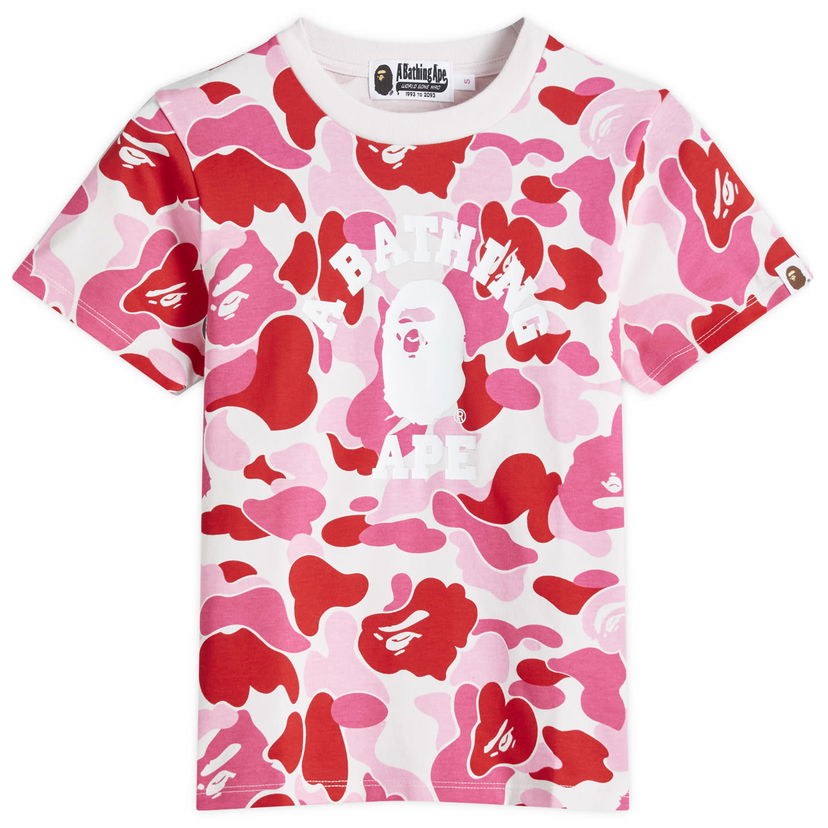T-paita BAPE ABC Camo Baby Print T-Shirt Vaaleanpunainen | 001CSK802004L-PNK
