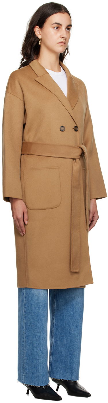 Takit Anine Bing Anine Bing Dylan Double-Breasted Wool Coat Ruskea | A-01-4001-200, 4