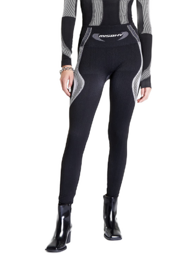 Leggingsit MISBHV Sport Active Seamless Leggings Musta | 3120W553