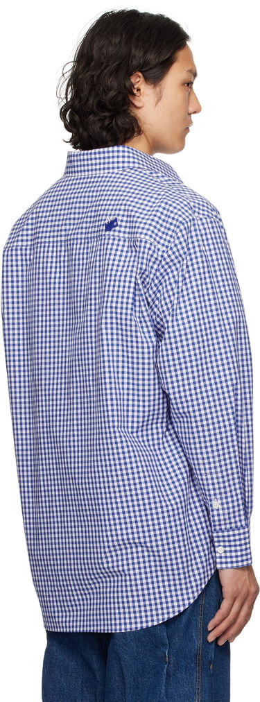 Paita ADER ERROR ADER error Sig; TRS Tag 03 Gingham Shirt Sininen | BO42FYSH0102BL, 2