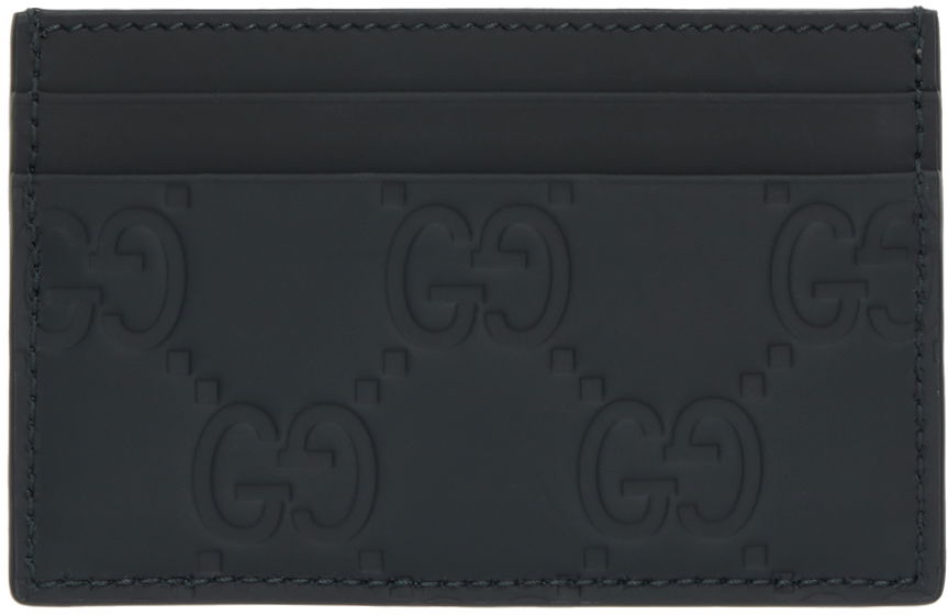 Lompakko Gucci Monogram Card Holder Musta | 771315 AAC0L, 0