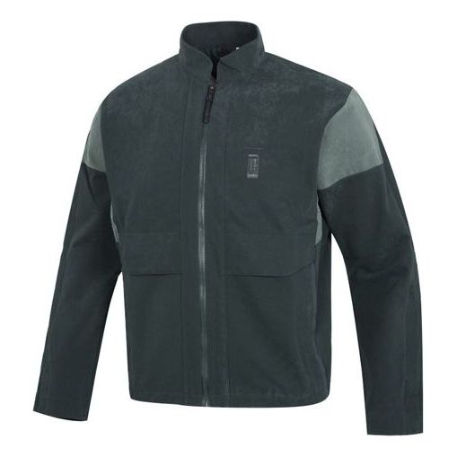 Bomber-takki adidas Originals Sportswear Color Block Stand Collar Jacket Vihreä | HM5173