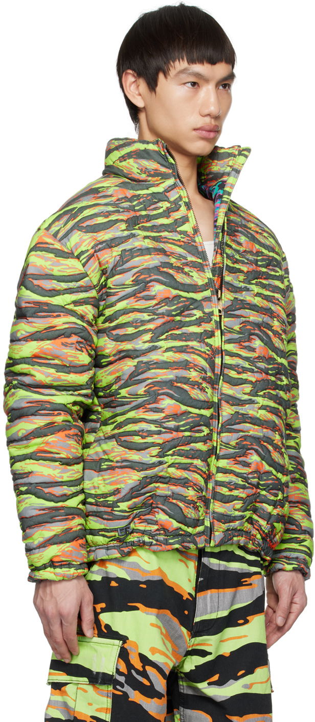 Puffer takki ERL ERL Camo Down Jacket Vihreä | ERL06C003, 1
