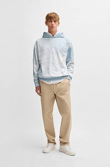 Huppari BOSS Double B Monogram Hoodie Sininen | 50531740, 1
