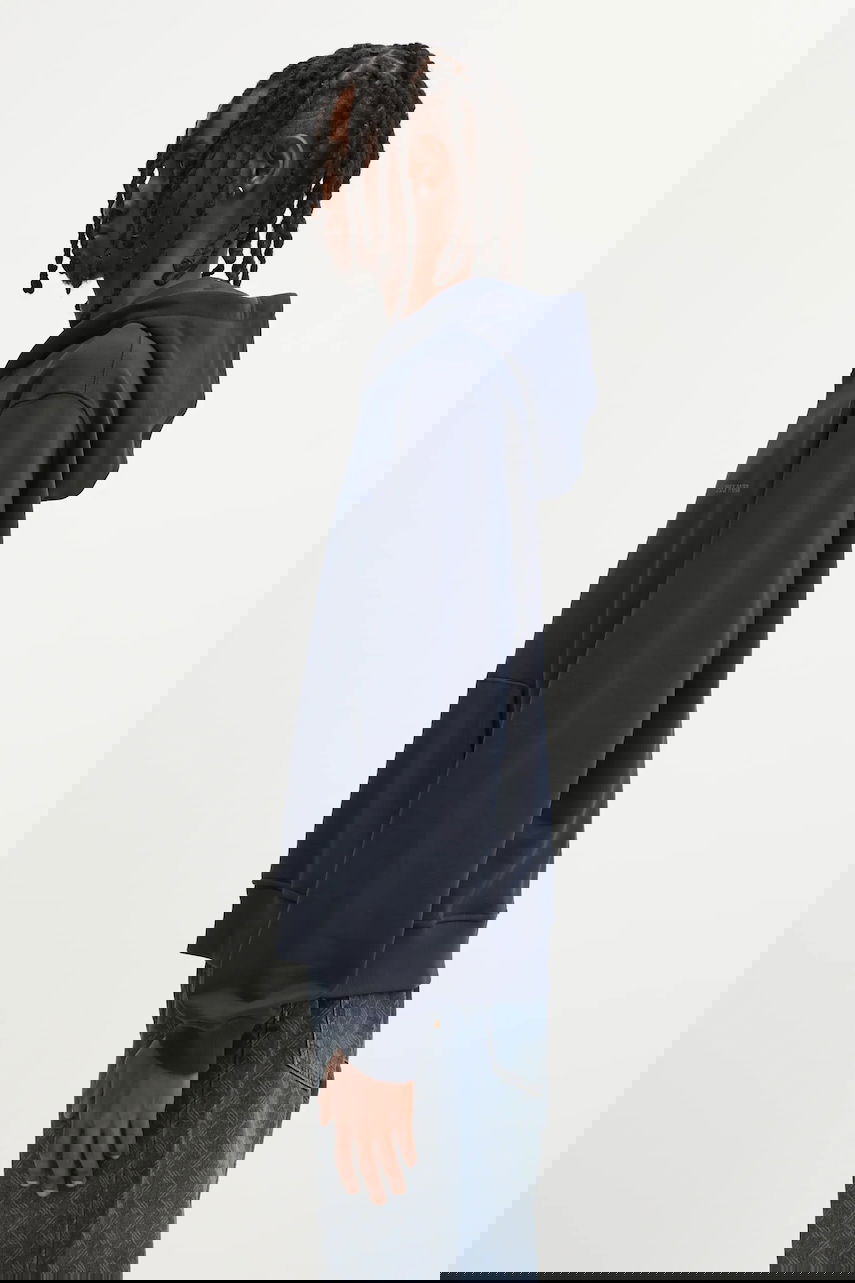 Huppari DAILY PAPER Daily Paper Candle Label Graphic Print Hoodie Tummansininen | 2521106, 1