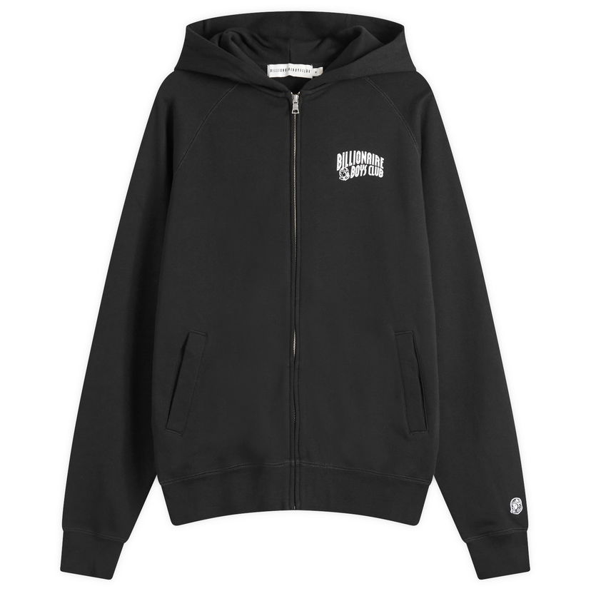 Huppari BILLIONAIRE BOYS CLUB Men's Arch Logo Zip Hoodie, Size Small Musta | BC006-BLK