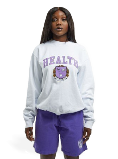 Huppari Sporty & Rich Diana Crewneck Valkoinen | CR432WH