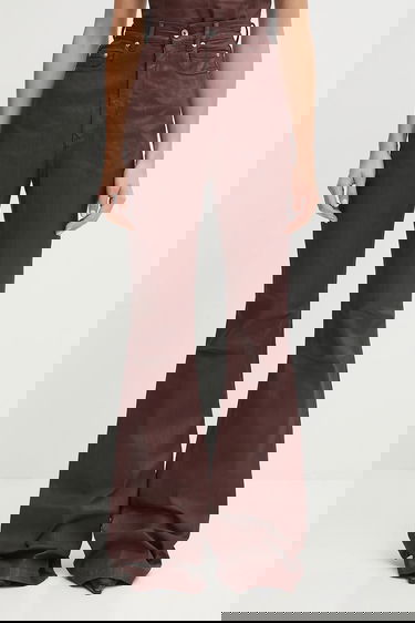 Jeans Rick Owens Rick Owens DRKSHDW Bolan Bootcut High Waist Jeans Burgundia | DS02E7311.SDSW, 0