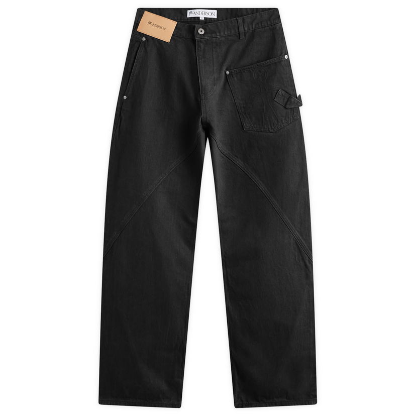 Jeans JW Anderson Twisted Workwear Jeans Musta | DT0110-PG1595-999