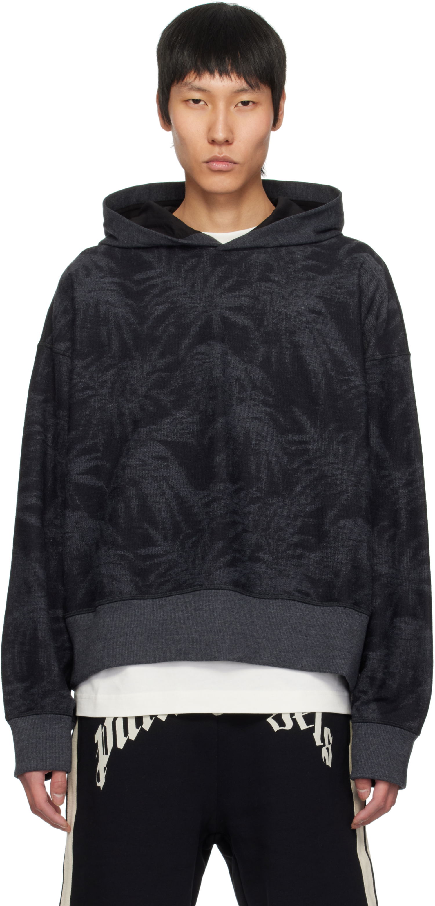 Huppari Palm Angels Palm Angels Palms Hoodie Musta | PMBB169S25FAB0011009, 0