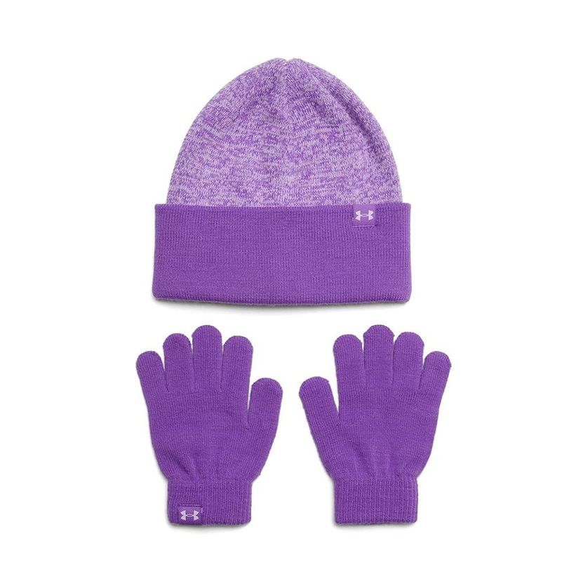 Käsineet Under Armour Under Armour Combo JR Beanie and Gloves Set Violetti | 1386642-525