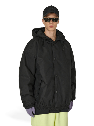 Puffer takki Nike Solo Swoosh Puffer Jacket Musta | FB7852-010