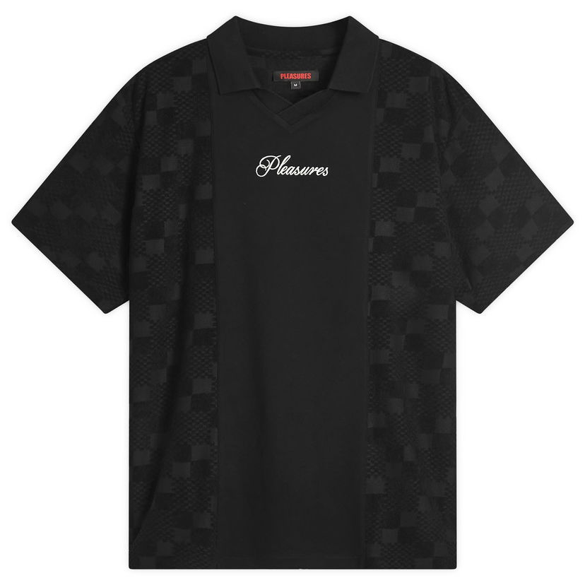 Poolopaita Pleasures Pleasures Planets Polo Shirt, Size Large Musta | P25SU014-BLK