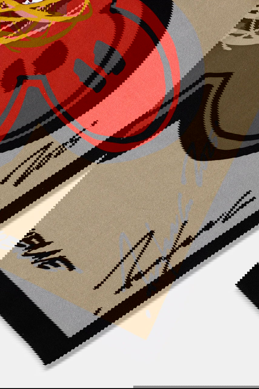 Huivi KENZO Kenzo x Futura Printed Bandana Beige | FF68EU230PEH, 1