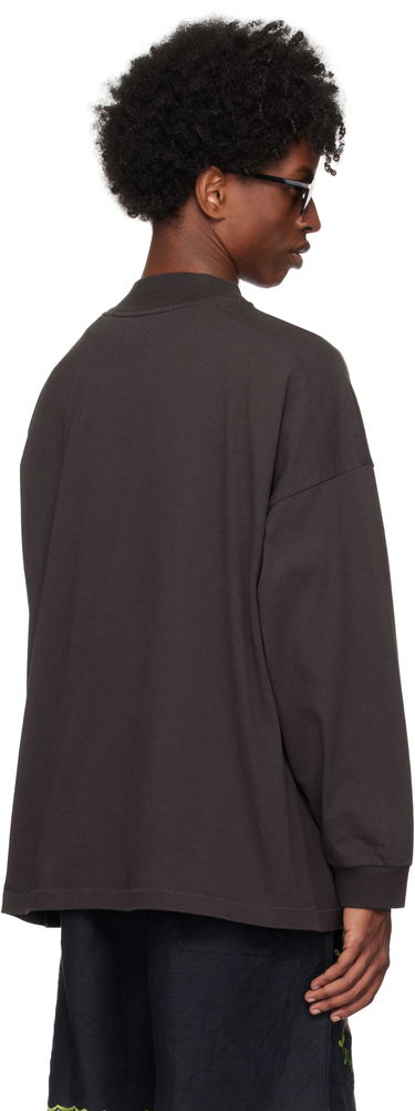 Villapaita Bode Bode Barry Mockneck T-Shirt Ruskea | MRF24CS027, 2