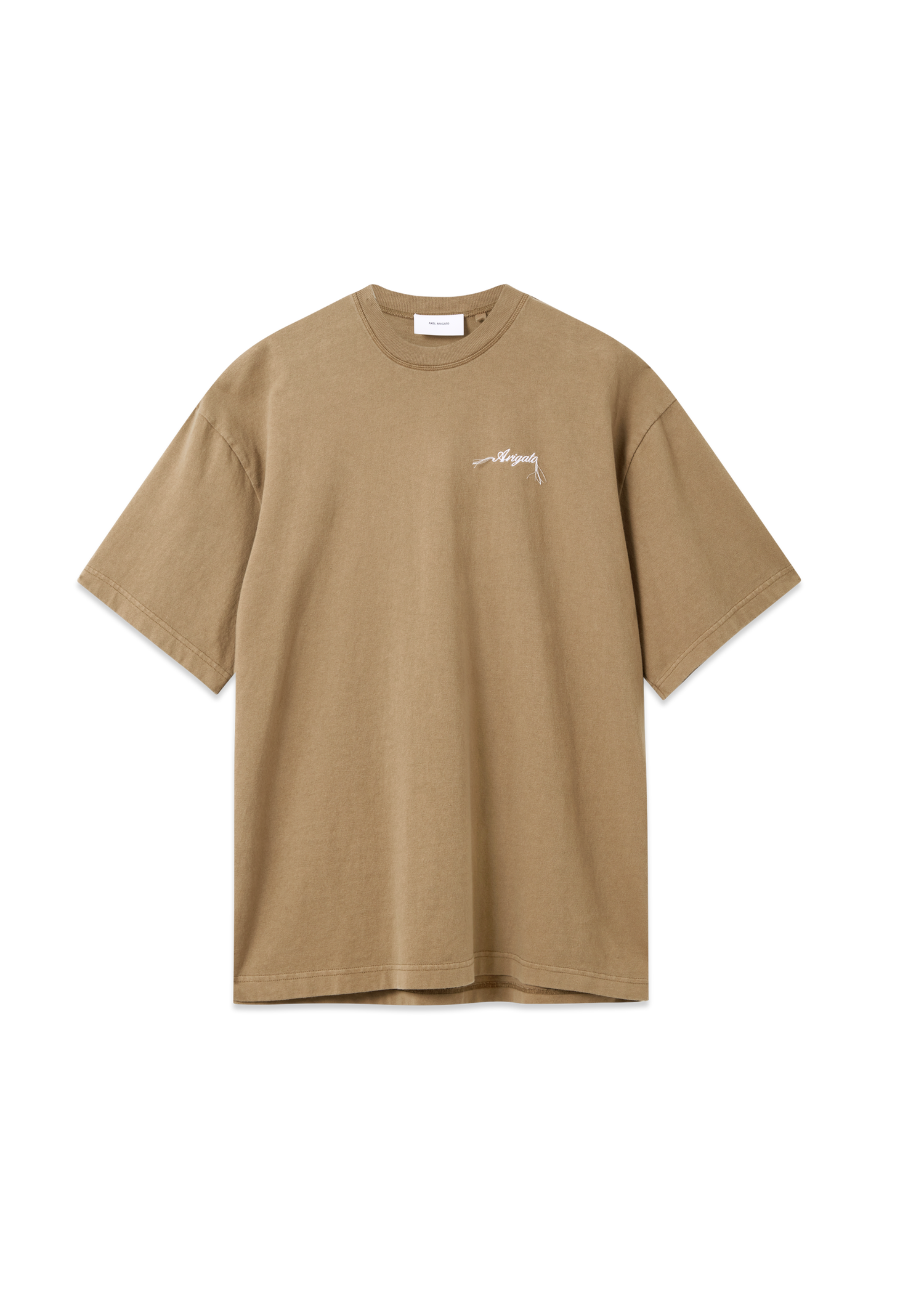 T-paita AXEL ARIGATO Honor Washed Short Sleeve T-Shirt Beige | A2681010, 1