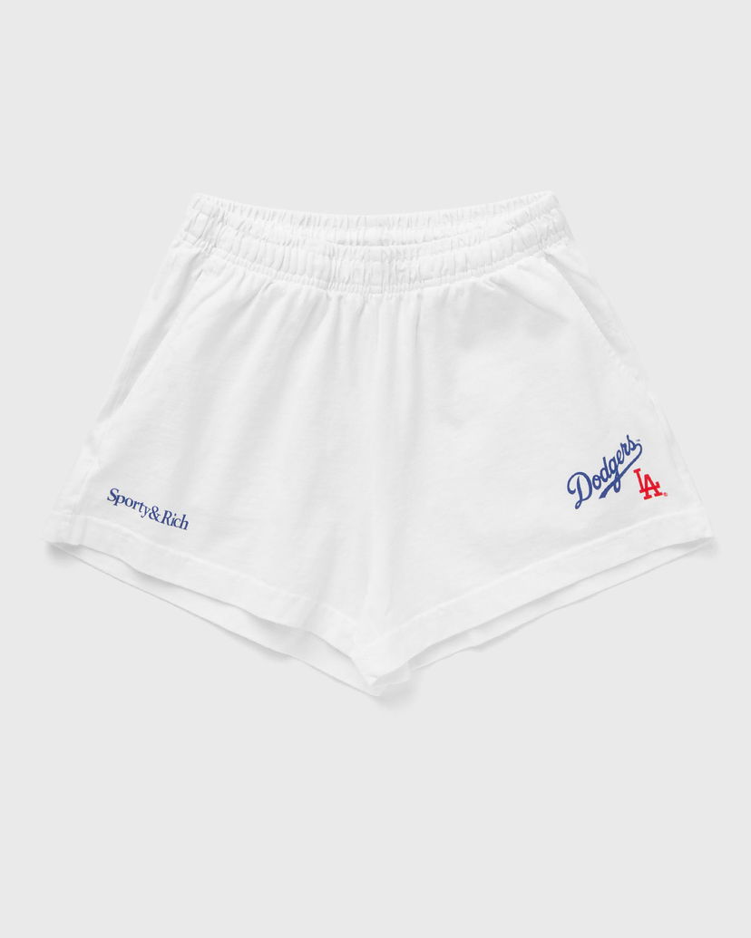 Shortsit Sporty & Rich Sporty & Rich Dodgers Disco Shorts Valkoinen | SH037627666WH01