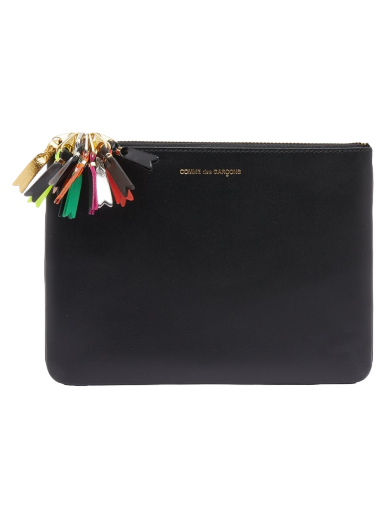 Lompakko Comme des Garçons Zipper Pull Wallet Black Musta | SA5100ZP