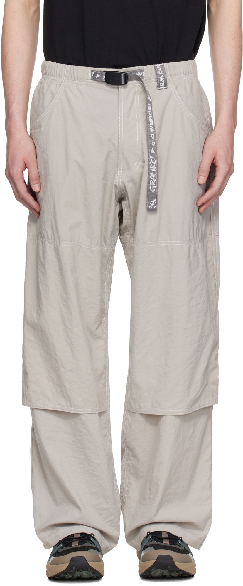 Housut and wander Gramicci Edition Nylon Double Knee Trousers Beige | GUP5-S3004-M