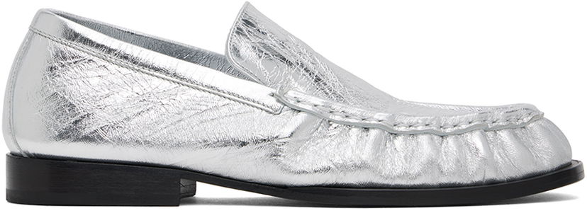 Vaatteet Dries Van Noten Dries Van Noten Leather Loafers Metallinen | WS242-1277-207