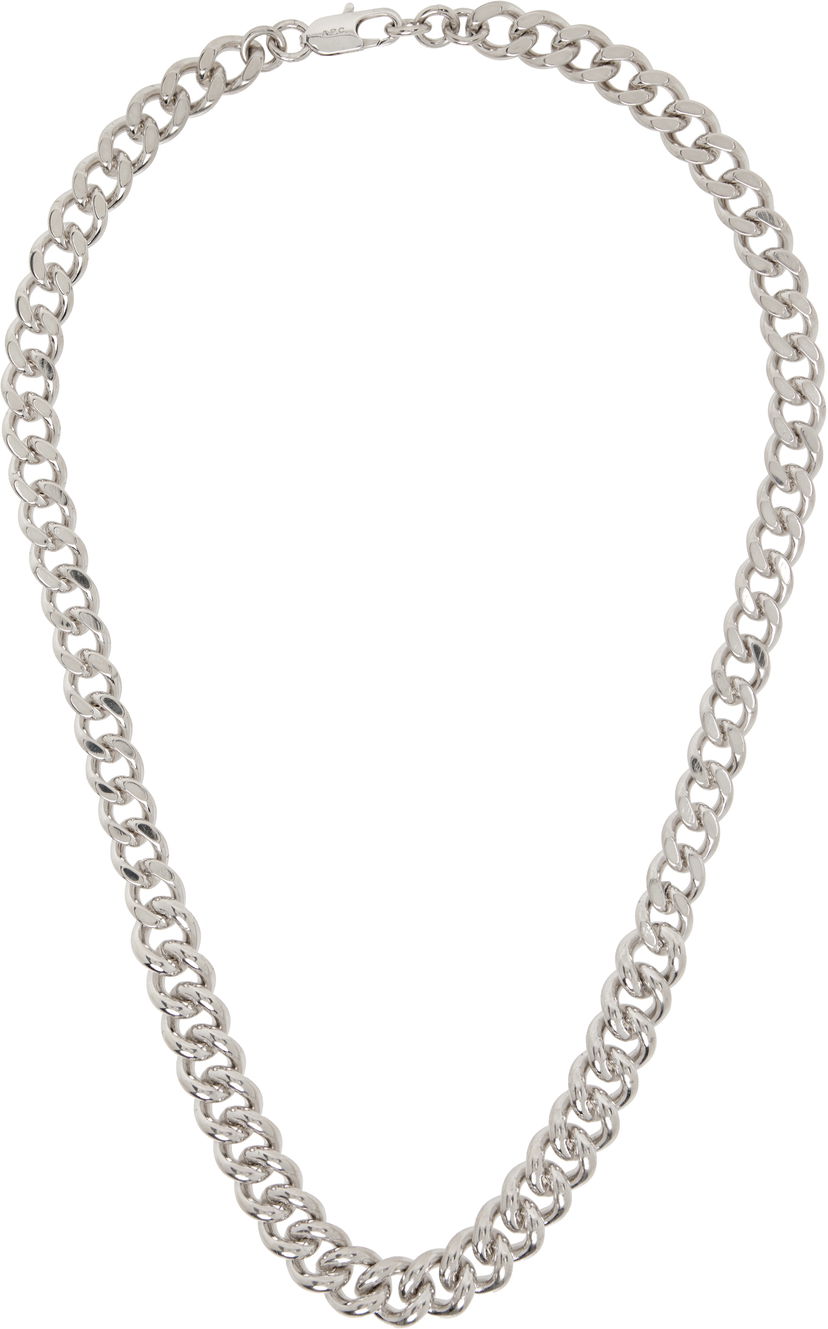Kaulakoru A.P.C. A.P.C. Silver-Tone Maxi Chain Necklace Metallinen | MEAEC-M70901