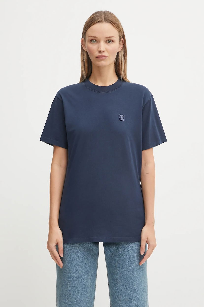T-paita Anine Bing Anine Bing Lili T-Shirt Tummansininen | A.08.11206