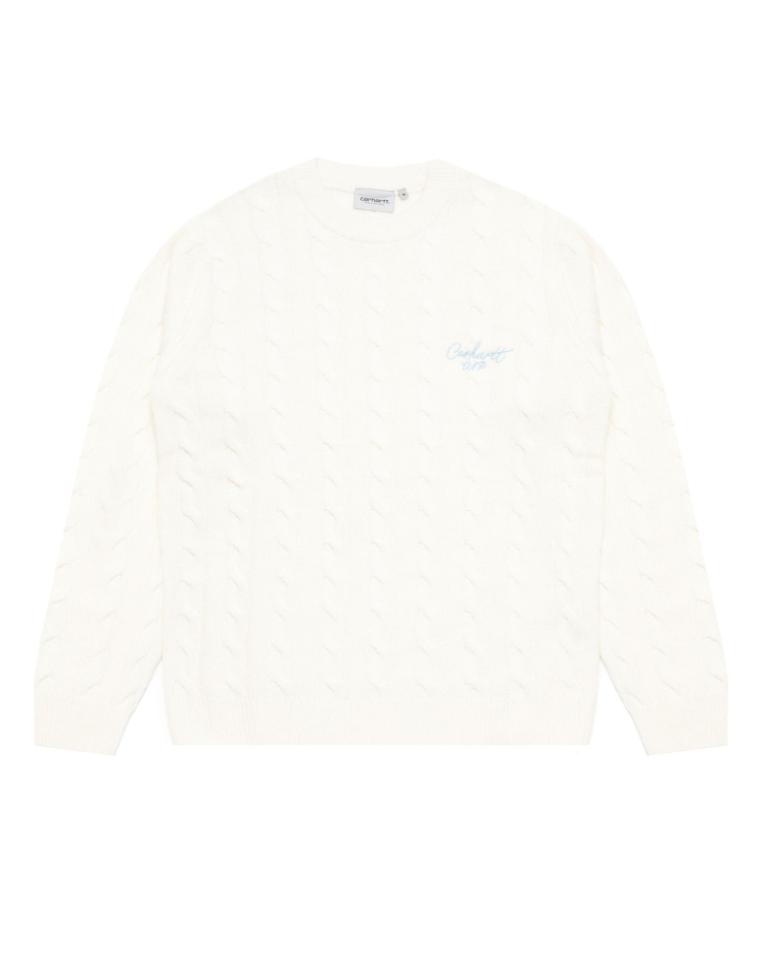Villapaita Carhartt WIP Signature Sweater Valkoinen | I033885.2JHXX, 0