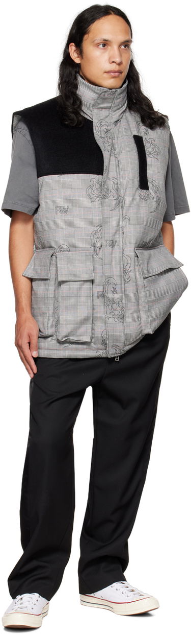 Liivi Feng Chen Wang Feng Chen Wang Printed Down Vest Harmaa | FUF14VS02, 3