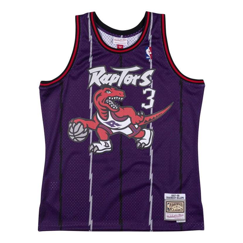 Jersey Mitchell & Ness NBA Toronto Raptors 1997-98 Swingman Jersey 'Chauncey Billups 3' Violetti | SMJYLG19077-TRAPURP97CBI