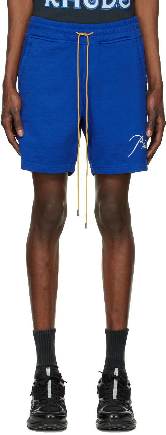 Shortsit Rhude Rhude Terry Shorts Tummansininen | RHSS22SH13012335